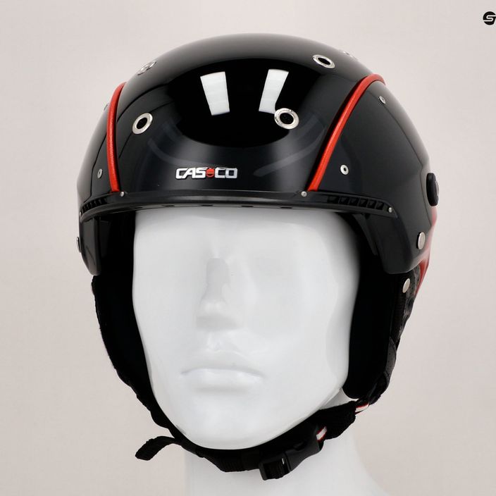 CASCO casco da sci SP-4.1 nero/rosso 6