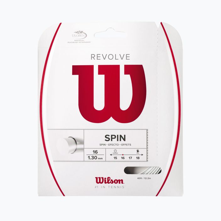 Wilson Revolve 16 corda da tennis 12,2 m bianco WRZ946500