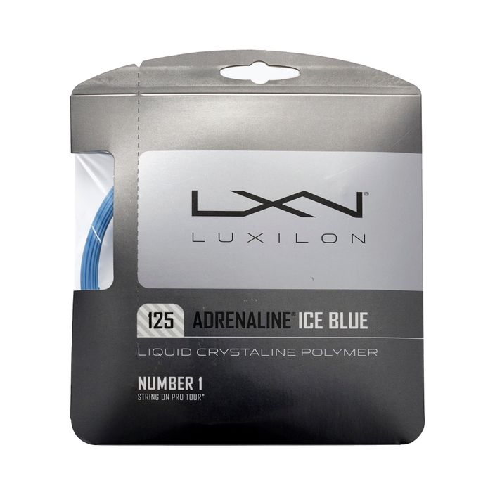 Corda da tennis Luxilon Adrenaline 125 Ice 12,2 m blu
