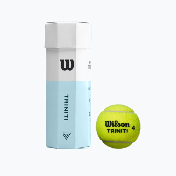 Palline da tennis Wilson Triniti TBall 3 pezzi giallo WRT125200+