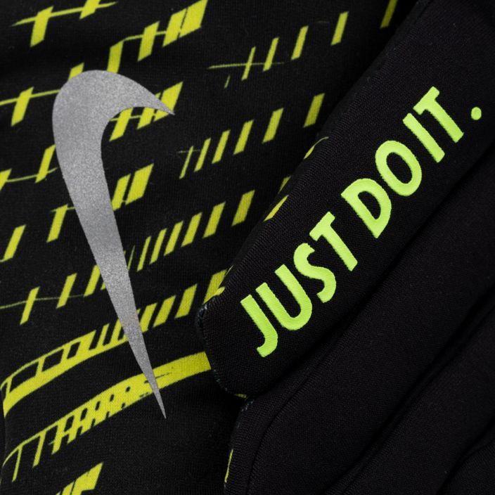 Guanti Nike Rival Run 2.0 leggeri da uomo, nero 4