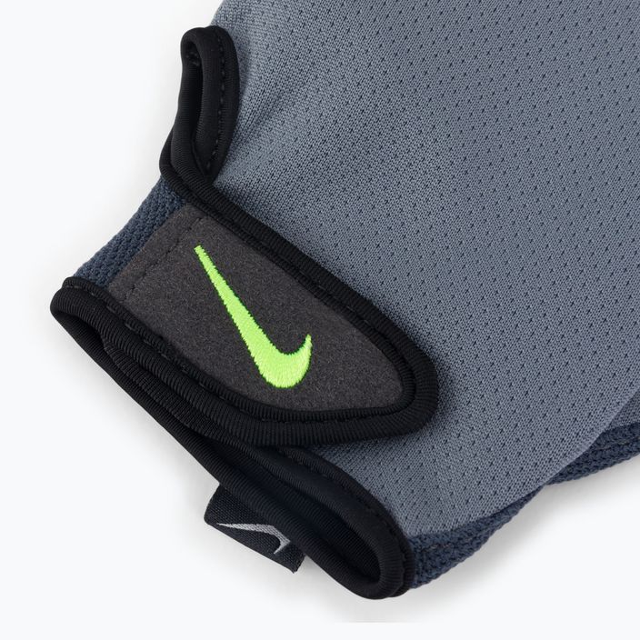 Guanti da allenamento da uomo Nike Essential cool grey/anthracite/volt 4
