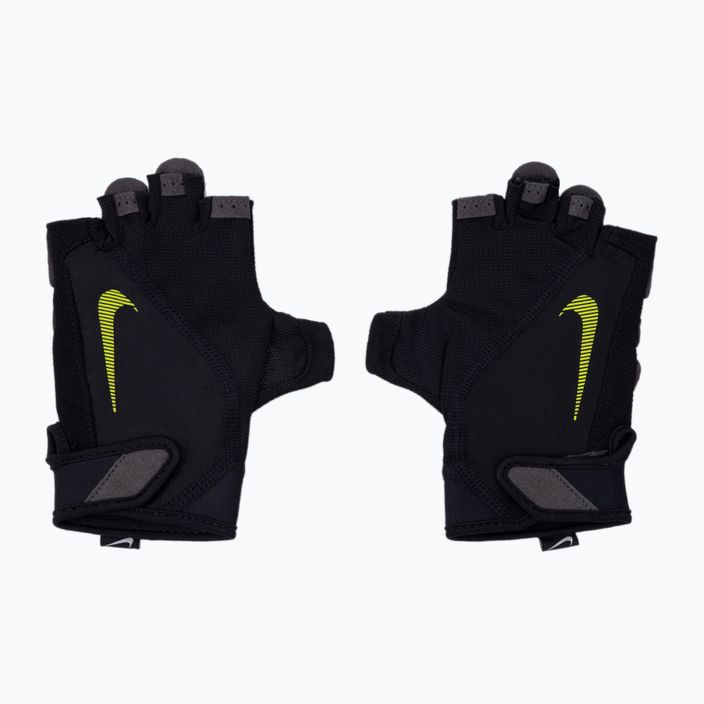 Guanti da allenamento da uomo Nike Elemental nero/grigio scuro/nero/volt 3
