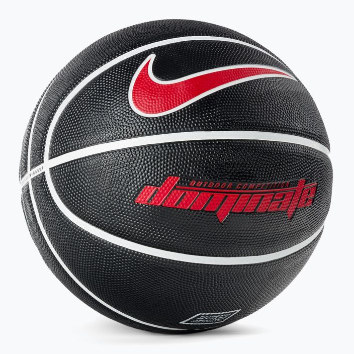 Nike Dominare 8P nero / rosso basket dimensioni 7 2