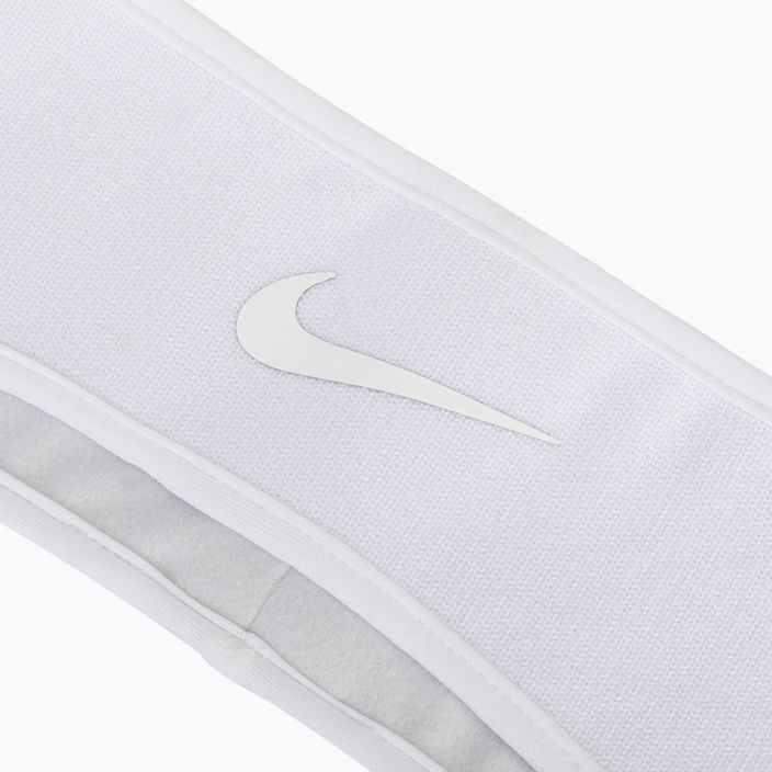 Fascia Nike Knit bianco/grigio scuro/bianco 3