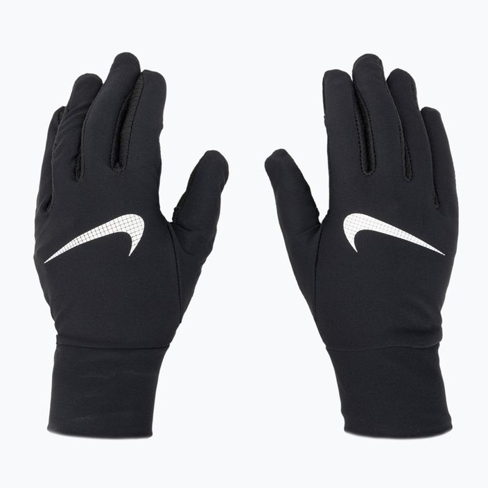 Set berretto + guanti Nike Essential Running da uomo nero/nero/argento 4