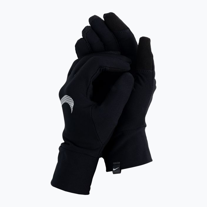 Set berretto + guanti da donna Nike Essential Running nero/argento 2