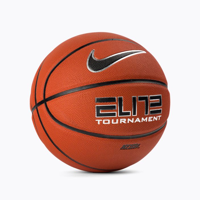 Nike Elite Tournament 8P sgonfio ambra / nero / argento metallico basket dimensioni 7 2