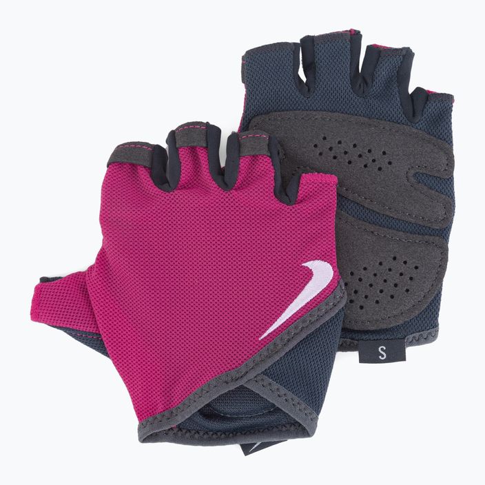 Guanti da allenamento Nike Gym Essential da donna rosa acceso/antracite/bianco