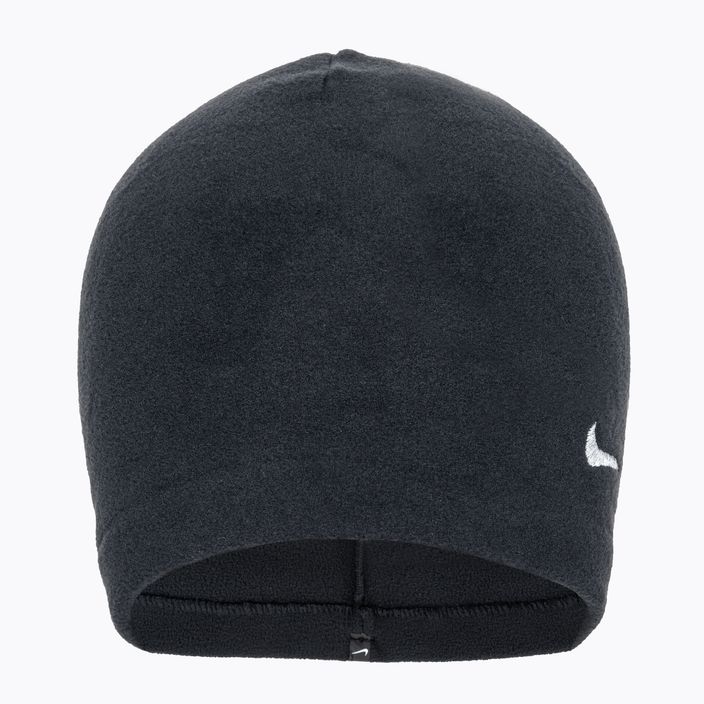 Set berretto e guanti Nike Fleece donna nero/nero/argento 3