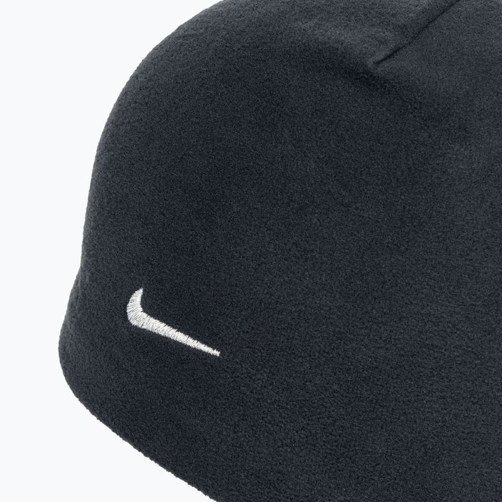 Set berretto e guanti Nike Fleece donna nero/nero/argento 5