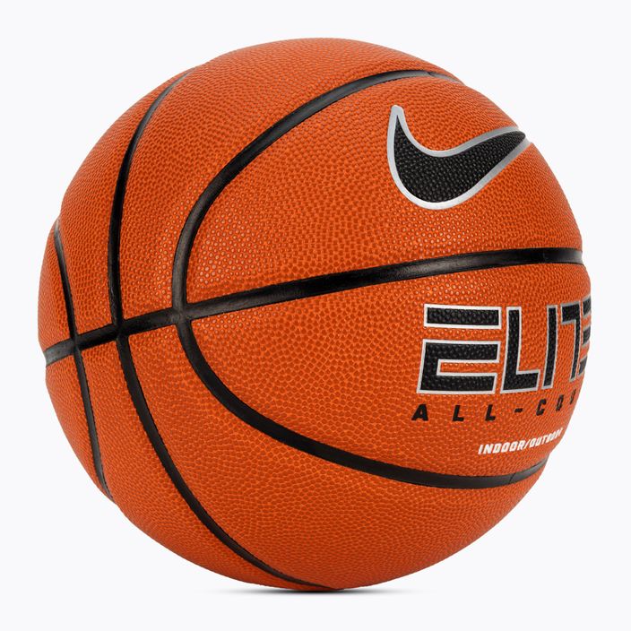 Nike Elite All Court 8P 2.0 sgonfio ambra / nero / argento metallico basket dimensioni 5 2