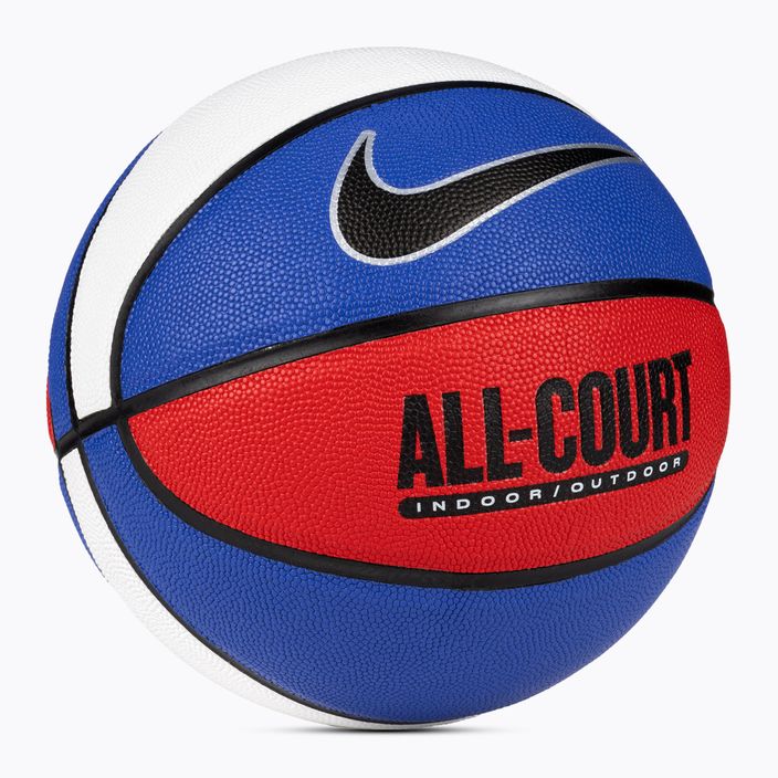Nike tutti i giorni All Court 8P sgonfio basket gioco royal / nero / argento metallico dimensioni 7 2