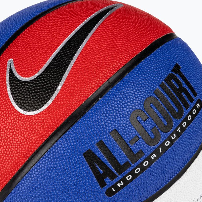 Nike tutti i giorni All Court 8P sgonfio basket gioco royal / nero / argento metallico dimensioni 7 3