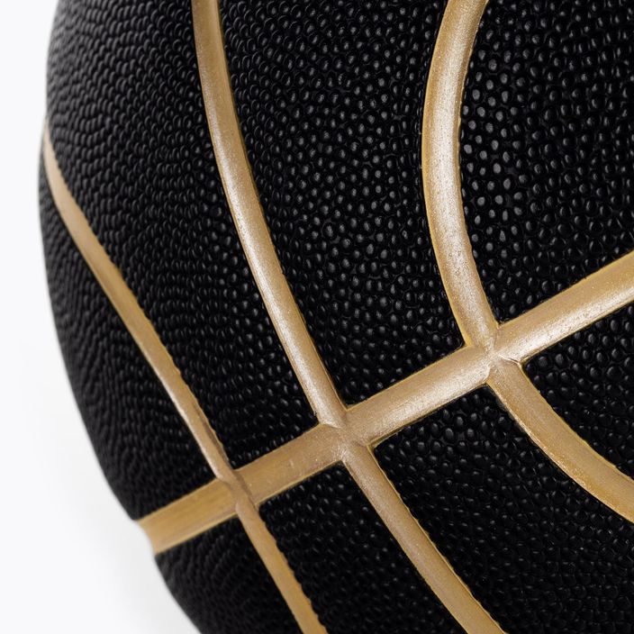Nike tutti i giorni All Court 8P sgonfio basket nero / oro metallico dimensioni 7 4