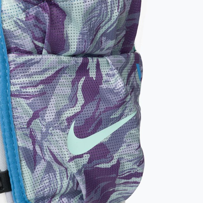 Nike Trail Vest 2.0 Gilet da corsa stampato grigio lupo/canyon purple/menta/blu 2