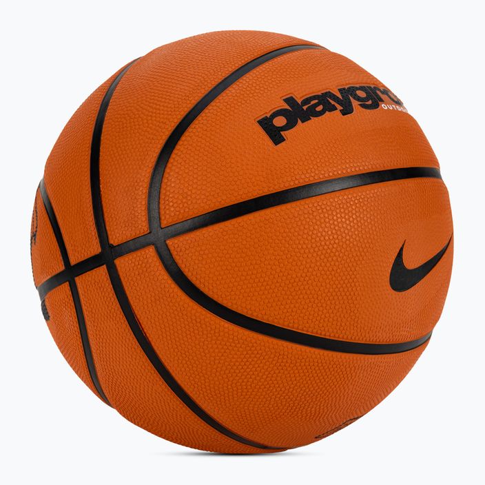 Nike Everyday Playground 8P grafica sgonfiata ambra / nero basket dimensioni 5 2
