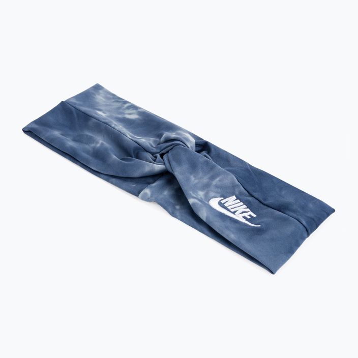 Nike Twist Knot Fascia Tie Dye blu diffuso/bianco osfm