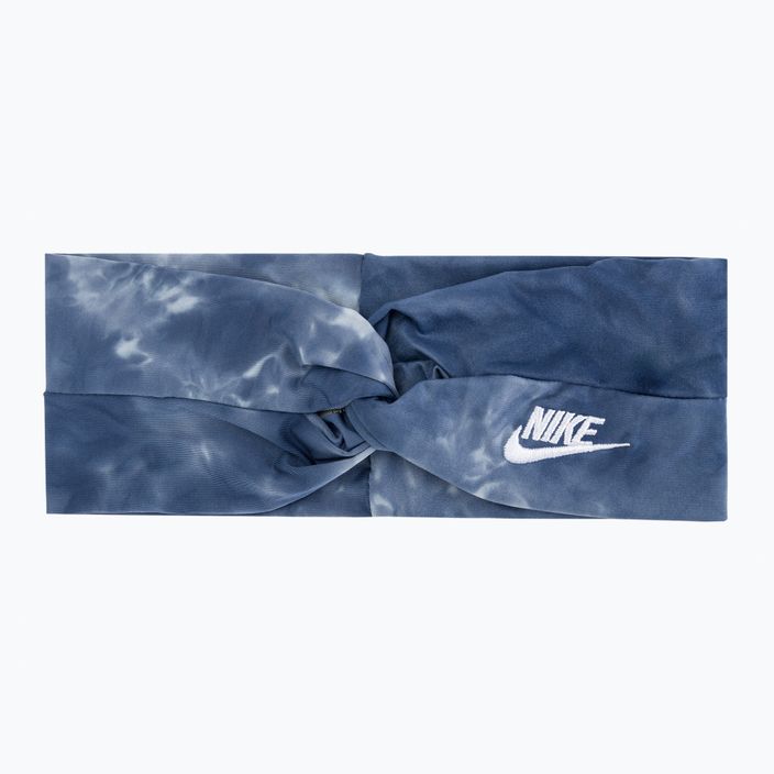 Nike Twist Knot Fascia Tie Dye blu diffuso/bianco osfm 2