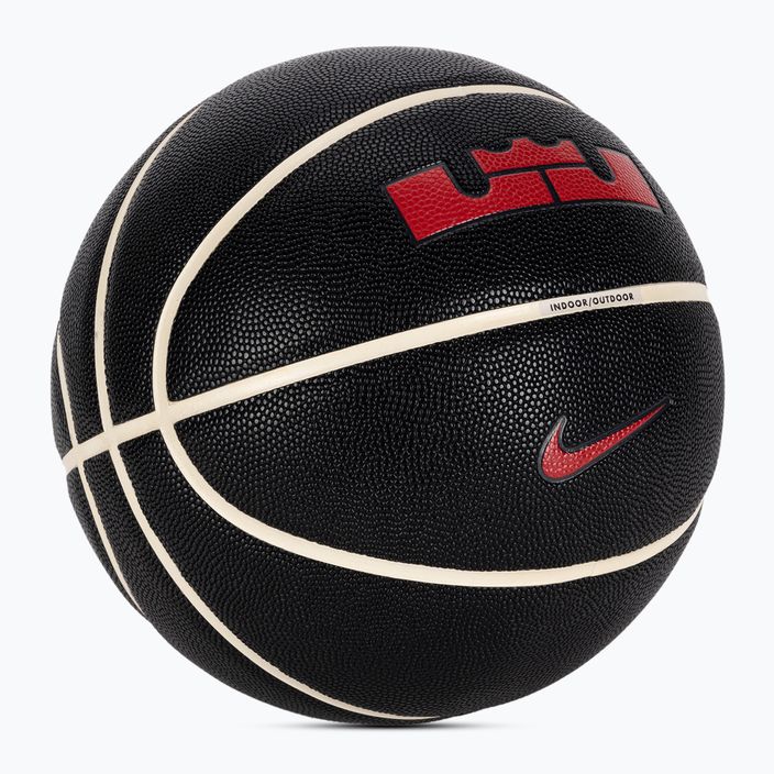 Nike All Court 8P 2.0 L James basket nero / fantasma / antracite / università rosso dimensioni 7 2