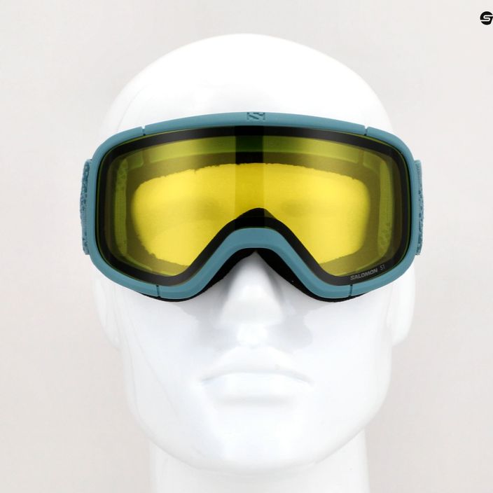 Salomon Lumi Flash atlantic blues/flash yellow occhiali da sci per bambini 10