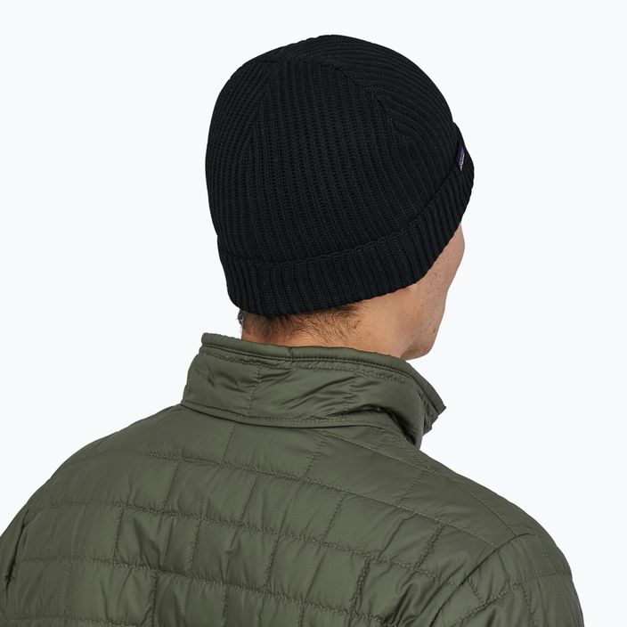 Cappello invernale Patagonia Fishermans Rolled Beanie nero 3