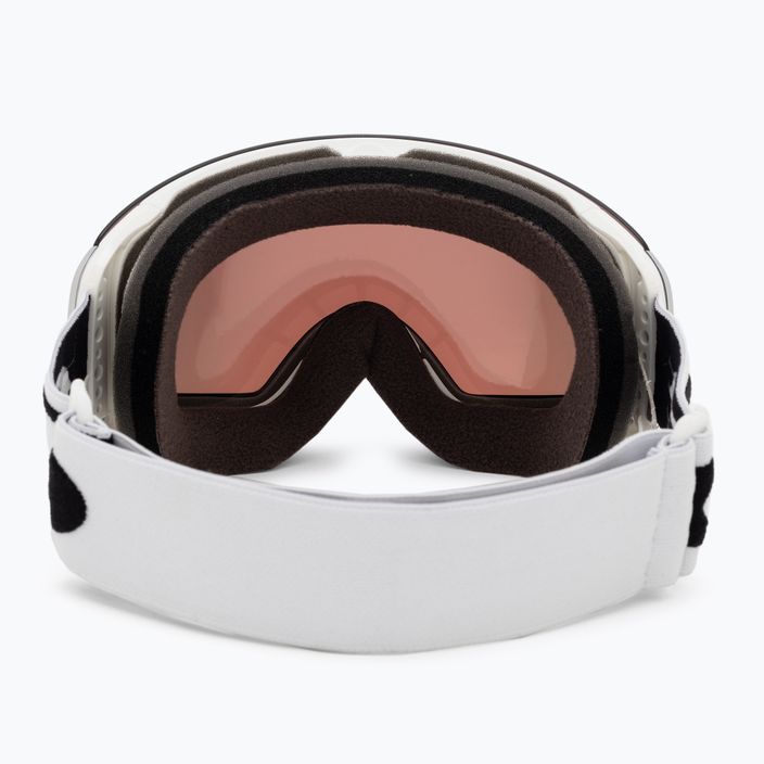 Oakley Flight Deck M bianco opaco/prizm snow torch iridium occhiali da sci 3