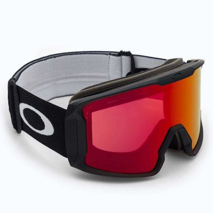 Oakley Line Miner L nero opaco/prizm snow torch iridium occhiali da sci