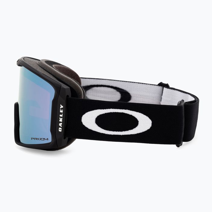 Oakley Line Miner M nero opaco/prizm snow sapphire iridium occhiali da sci 4