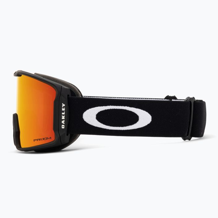 Oakley Line Miner M nero opaco/prizm snow torch iridium occhiali da sci 4