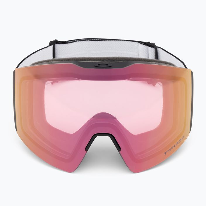 Oakley Fall Line L nero opaco/prizm snow hi rosa occhiali da sci 2