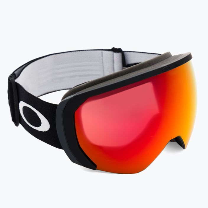 Oakley Flight Path L nero opaco/prizm snow torch iridium occhiali da sci