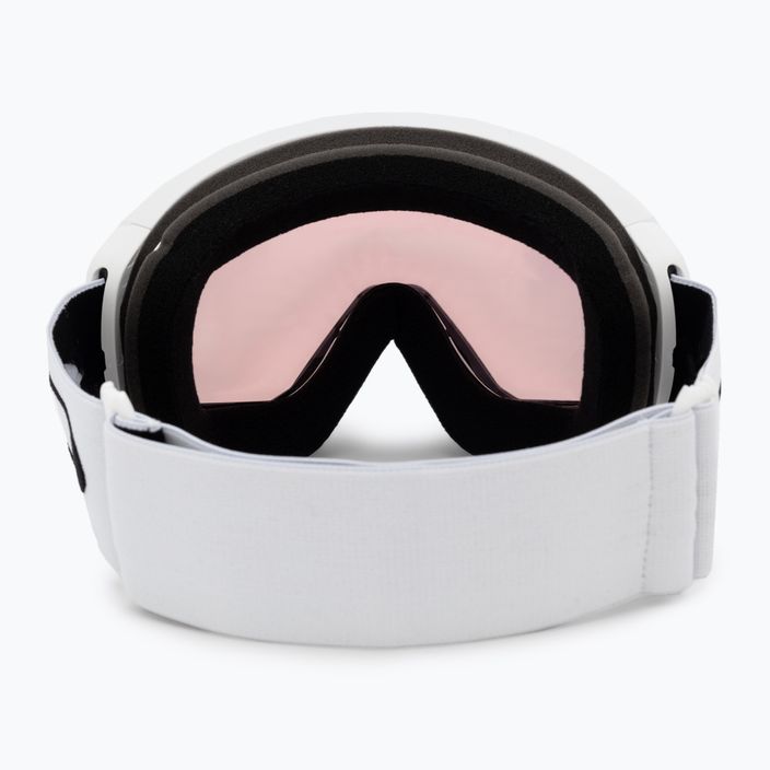 Oakley Flight Path L bianco opaco/prizm snow hi pink iridium occhiali da sci 3