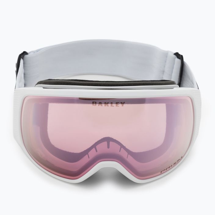 Oakley Flight Tracker M occhiali da sci factory pilot white/prizm snow hi pink iridium 2
