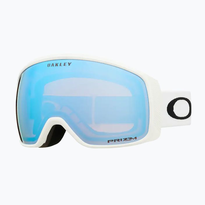 Occhiali da sci Oakley Flight Tracker M bianco opaco/prizm neve zaffiro iride 5
