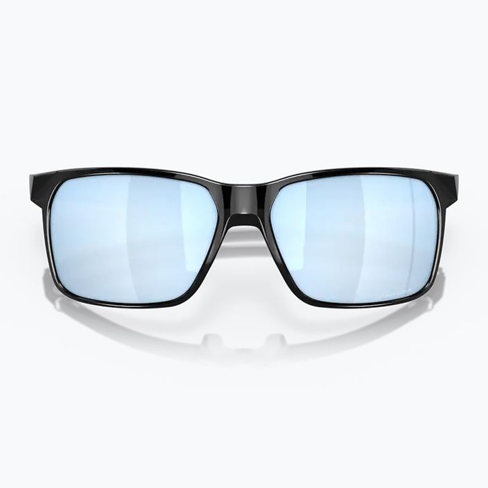 Occhiali da sole Oakley Portal X nero lucido/prizm deep water polarizzati 10