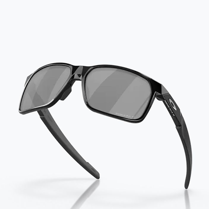 Occhiali da sole polarizzati Oakley Portal X nero lucido/nero Prizm 9