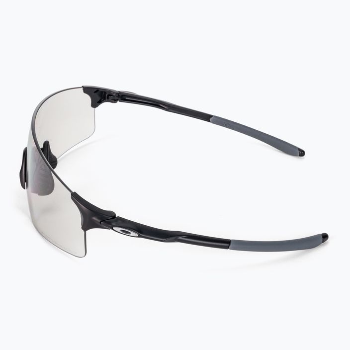 Occhiali da sole Oakley Evzero Blades nero opaco/nero trasparente fotocromatico 4