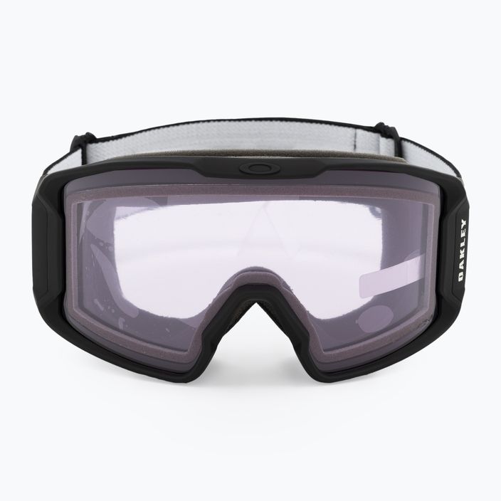 Occhiali da sci Oakley Line Miner M nero opaco/prizm neve trasparente 2