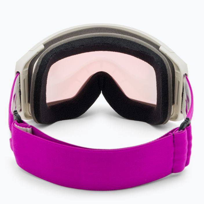 Oakley Flight Tracker M opaco ultra purple/prizm snow hi pink irridium occhiali da sci 3
