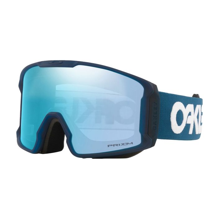 Oakley Line Miner L opaco poseidon/prizm neve zaffiro iridium occhiali da sci 7
