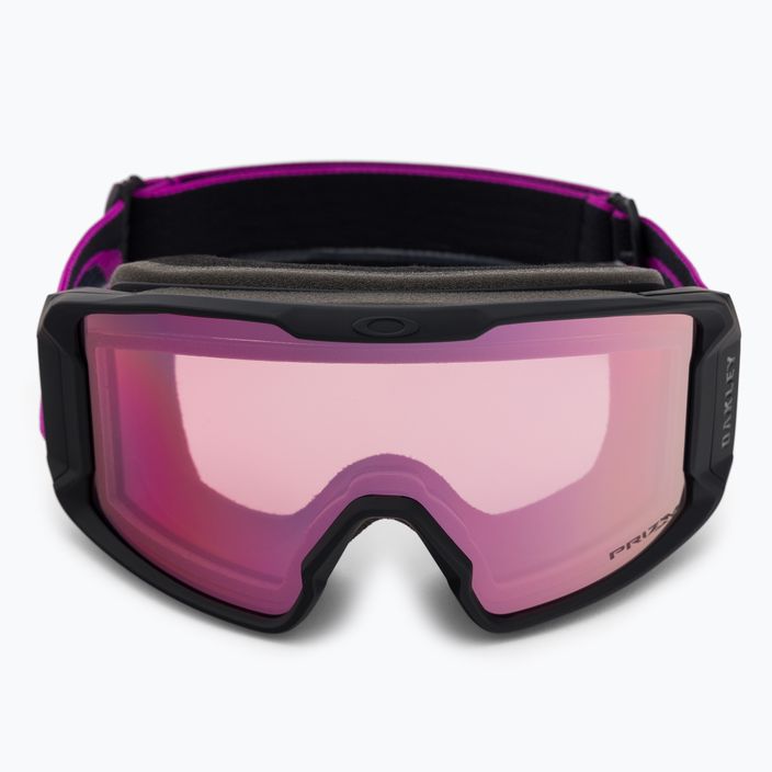 Oakley Line Miner M opaco ultra purple/prizm snow hi pink irridium occhiali da sci 2
