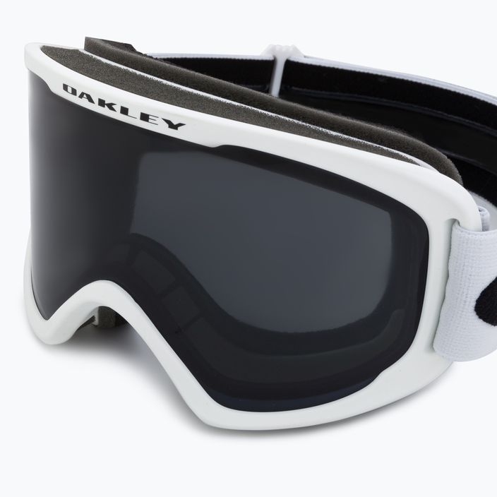 Occhiali da sci Oakley O-Frame 2.0 Pro M bianco opaco/grigio scuro 5