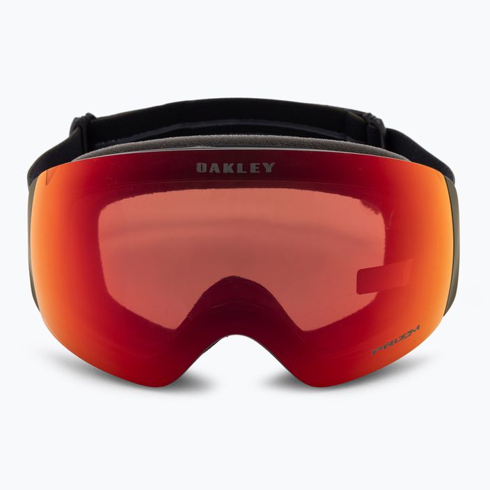 Oakley Flight Deck M spazzola scura crystal/prizm snow torch iridium occhiali da sci 2