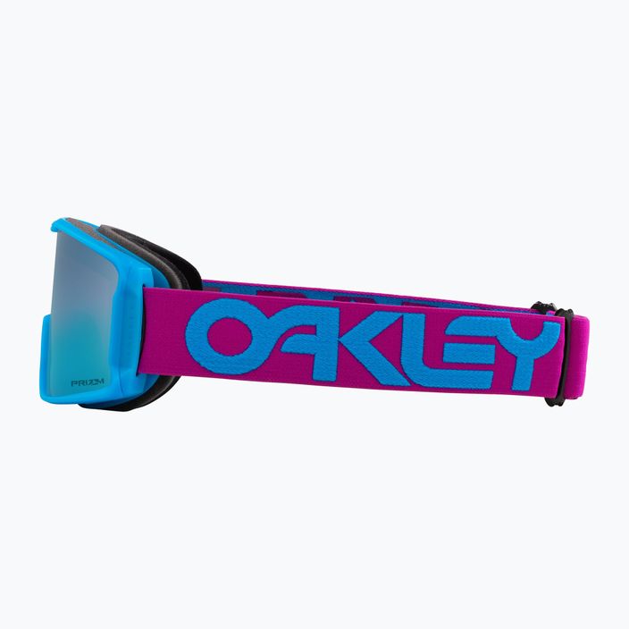 Oakley Line Miner M b1b viola/prizm zaffiro iridium occhiali da sci 5
