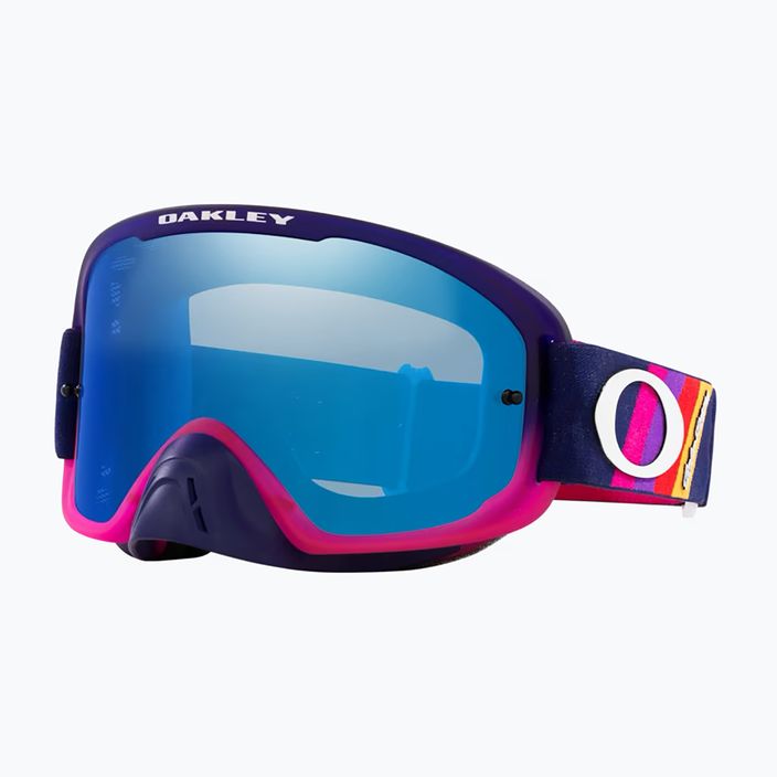 Oakley O Frame 2.0 Pro Occhiali da ciclismo MTB tld navy stripes/nero ice iridium