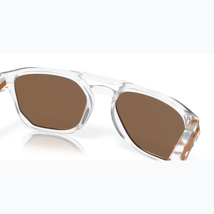 Occhiali da sole Oakley Latch Beta opaco chiaro/primo bronzo 7