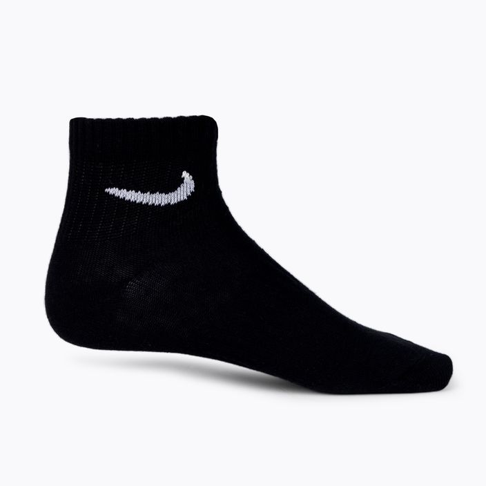 Nike Everyday Lightweight Ankle Socks 3 paia bianco/nero 2