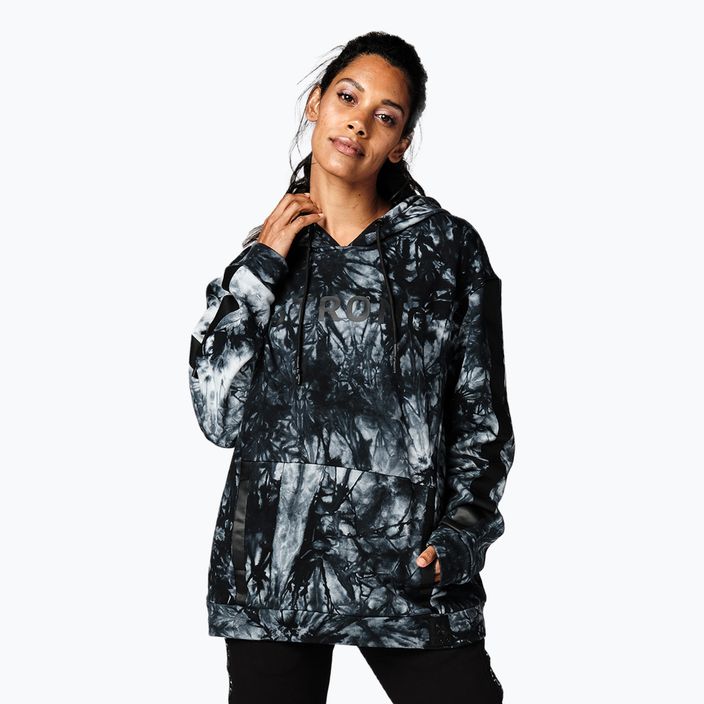 Pullover donna STRONG ID Tie-Dye Nero