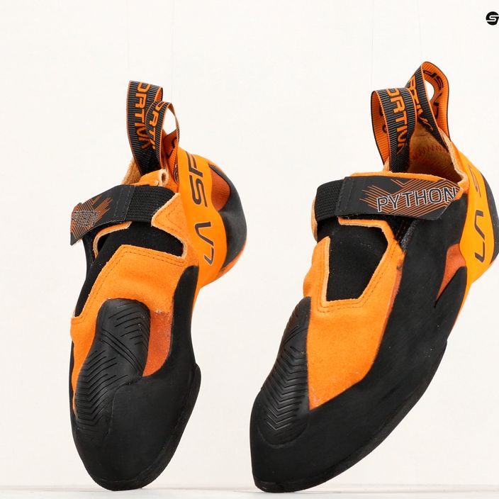 Scarpa da arrampicata La Sportiva Python arancione da uomo 9